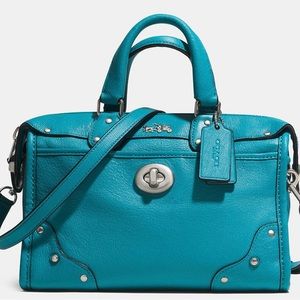 Coach Rhyder 24 Leather Satchel/Crossbody